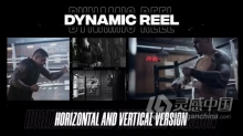 都市风格和动态节奏体育运动活动赛事宣传片PR模板下载 Dynamic Reel Opener