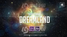 美丽星云数十亿颗恒星银河星座梦境背景动画电影片名视频片头宣传PR模板PR工程文件