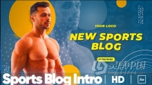 AE模板-体育赛事运动生活健身介绍宣传视频片头 Sports Blog Intro
