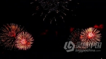 庆祝活动颁奖晚会美丽烟花绽放背景影视视频素材 Fireworks (Stock Footage)