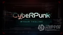 AE模板-赛博朋克片头空间感故障技术开场白AE模板下载 Cyberpunk Intro