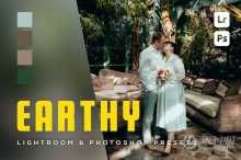 电影婚礼跟拍Lightroom预设 Earthy Lightroom and Photoshop Presets