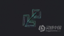 4K黑暗背景草图绘制涂鸦标志动画AE模板下载 Dark Scribble Logo Reveal