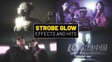 PR模板-48种闪烁频闪发光效果适用赛博朋克主题视频 Strobe Glow Effects And Hits
