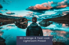 INS时尚博主青橙色调LR预设 20 Orange & Teal Look Lightroom Presets