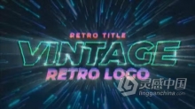 迷幻效果强大复古视频游戏标题PR模板下载 Vintage Video Game Title