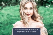 浓郁绿色胶片人像Lightroom预设 Rich Green Premium Lightroom Presets