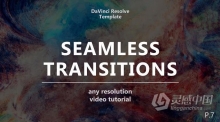 DaVinci Resolve 无缝转场包包括19种动态转场DR模板 Seamless Transitions Pack 7