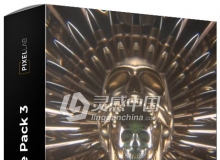 Octane Texture Pack 3 for CINEMA 4D 金属材质纹理预设包
