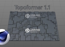 拓扑变形器中文汉化版C4D插件 Topoformer 1.1 for Cinema 4D R15-S22 附使用教程