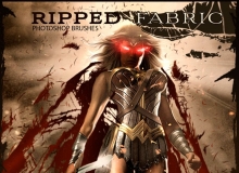 Ron's 织物撕裂特效笔刷 Ron's Ripped Fabric Brush