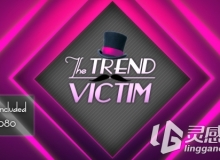 紫色时尚包装动画AE模板 Videohive Funky Fashion Promo
