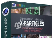 C4D中X-Particles粒子插件核心技能指南视频教程