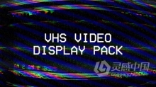 视频素材 制作坏电视屏幕噪点VHS特效画面视频素材下载