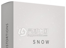 50组高清雪花冬季叠加合成素材Lens Distortions - Snow for Photoshop