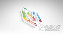 AE模板-闪亮光泽干净公司标志LOGO动画 Logo Reveal
