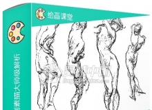 Bridgman国外人体解剖素描大师级解析视频教程