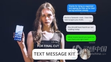 FCPX插件-8种手机短信对话聊天弹窗动画 Text Message Kit
