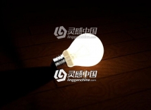 C4D电灯泡建模渲染视频教程How to model and texture a Light Bulb in CINEMA 4D