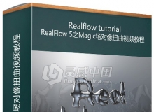 RealFlow 5之Magic场对像扭曲视频教程 Object Replacement with Magic in RealFlow 5