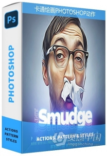 卡通绘画Photoshop动作 PRO 6 Photoshop Actions Bundle