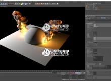 流体动力学模拟中文汉化版C4D插件Sitni Sati FumeFX 5.0.2 for C4D R21 Win破解版