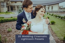 电影婚礼人像Lightroom预设 20 Wedding Cinematic Lightroom Presets
