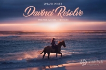 20组达芬奇LUTs调色预设 Davinci Resolve LUT