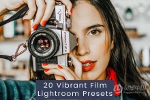 20个充满活力的电影胶片Lightroom预设 Vibrant Film Lightroom Presets