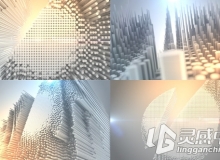 震撼E3D针艺术logo演绎AE模板 Videohive Pinart Logo Text Reveal