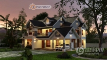 Blender 3D建筑设计从入门到精通视频教程 Blender 3D Architecture Designing Course Beginner to Pr