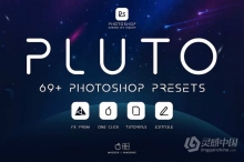 70种INS海滩阳光旅拍摄影照片氛围调色预设PS扩展插件 Pluto – 69+ Photoshop Presets Pack