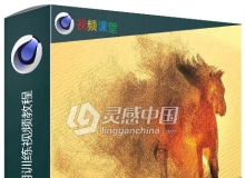 C4D粒子影视特效应用训练视频教程