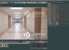 C4D数字绘景贴图投射实景合成运用视频教程CINEMA 4D Projection Mapping