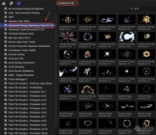 FCPX插件-80个卡通闪电能量电流爆炸元素MG特效动画 Advanced Energy Explosions Pack 23-44