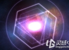 宇宙星空能量爆发标志动画AE模版 Videohive The Universe Within