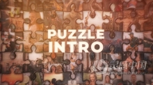 AE模板 照片拼图动画宣传介绍视频片头制作Cinematic Puzzle AE工程 AE文件下载