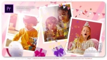 制作儿童生日庆祝幻灯片或视频相册PR模板下载 Child's Birthday Slideshow