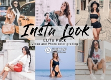 Insta风格电影视频调色LUTs预设 Insta Looks | LUTs Pack