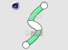 样条线曲线变化动画工具C4D插件 Respline 1.0