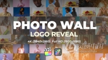 FCPX插件 Motion模板 滑动照片或视频墙动画宣传开场LOGO片头