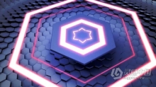 C4D与AE抽象概念六边形动画实例制作视频教程 Lowpost Hud Hexagon In Cinema 4D & After Effects