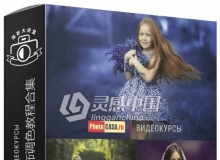 俄罗斯大神教程-唯美儿童家庭后期修饰调色视频教程合集