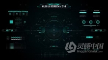 AE模版-HUD屏幕界面图形元素AE模板下载 HUD Screen Interface 3