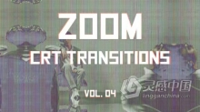 AE模板-缩放转场过渡动画AE模板下载 CRT Zoom Transitions Vol. 04