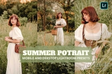 夏季复古人像Lightroom预设 Summer Potrait Lightroom Presets