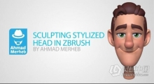 ZBrush人物头像精细雕刻建模实例制作视频教程 Stylized Head Sculpting Tutorial in Zbrush