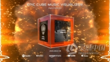 AE模板-立方体音乐展示台3D声音可视化歌曲宣传工程文件下载