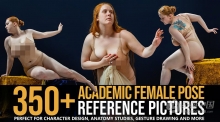 350张肥胖女性人体姿势造型高清参考图合集 350+ Academic Female Pose Reference Pictures