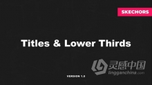 4K分辨率现代简约文字标题视频字幕动画FCPX插件 Modern Titles & Lower Thirds